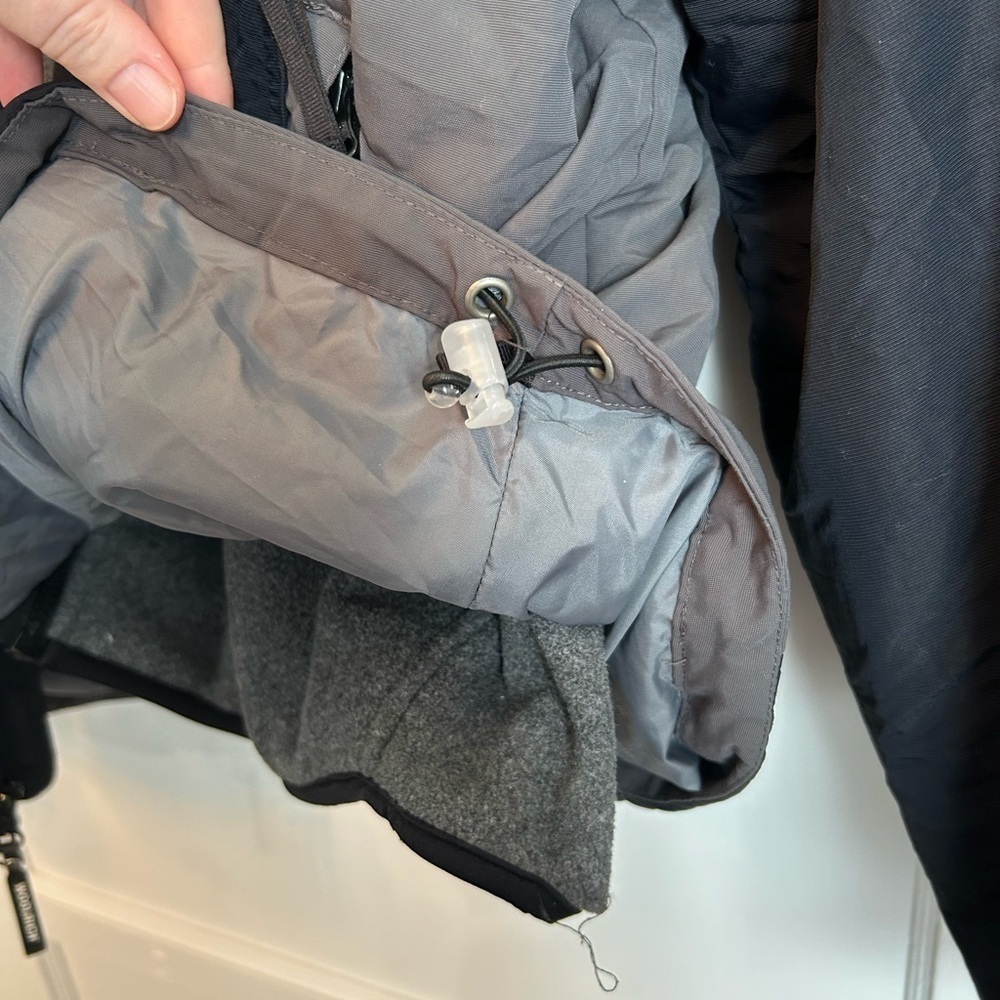 WOOLRICH Men’s 2 in 1 Jacket Removable Fleece Liner Black and Grey Size 2XL - Picture 6 of 10